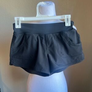 PRANA black swim athletic shorts | XS